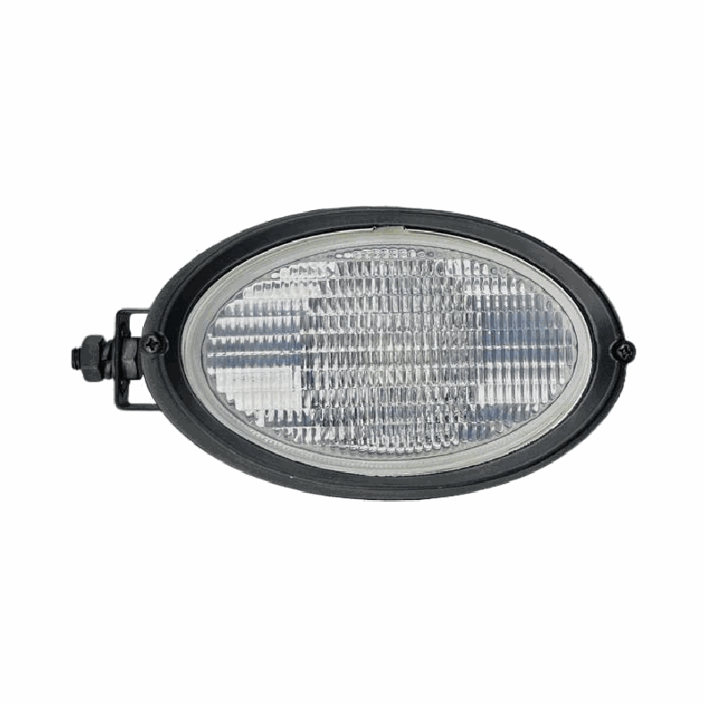 Farol Oval Lado Esquerdo Retroescavadeira 3CX 4CX JCB